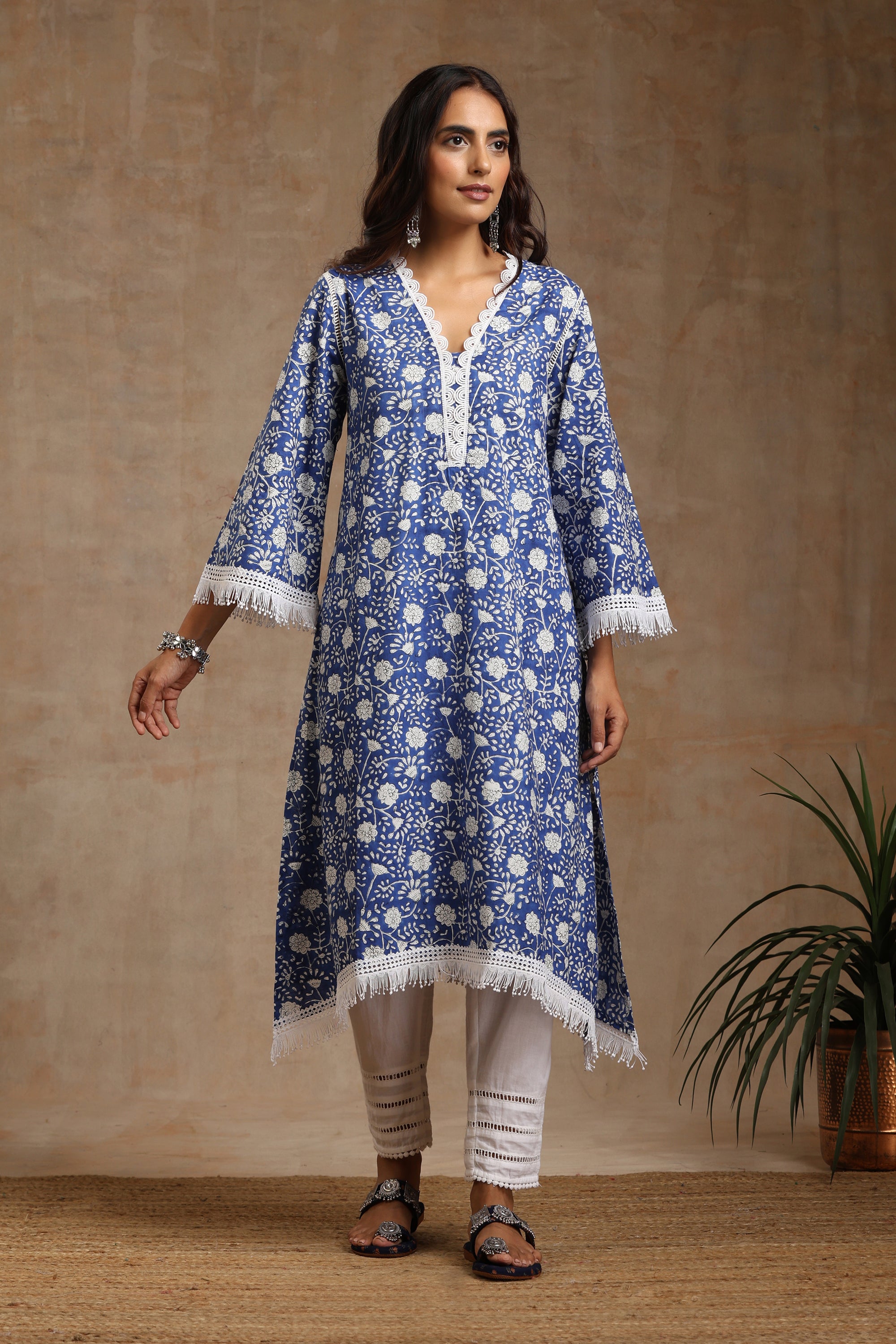 Blue Nigella Kurta