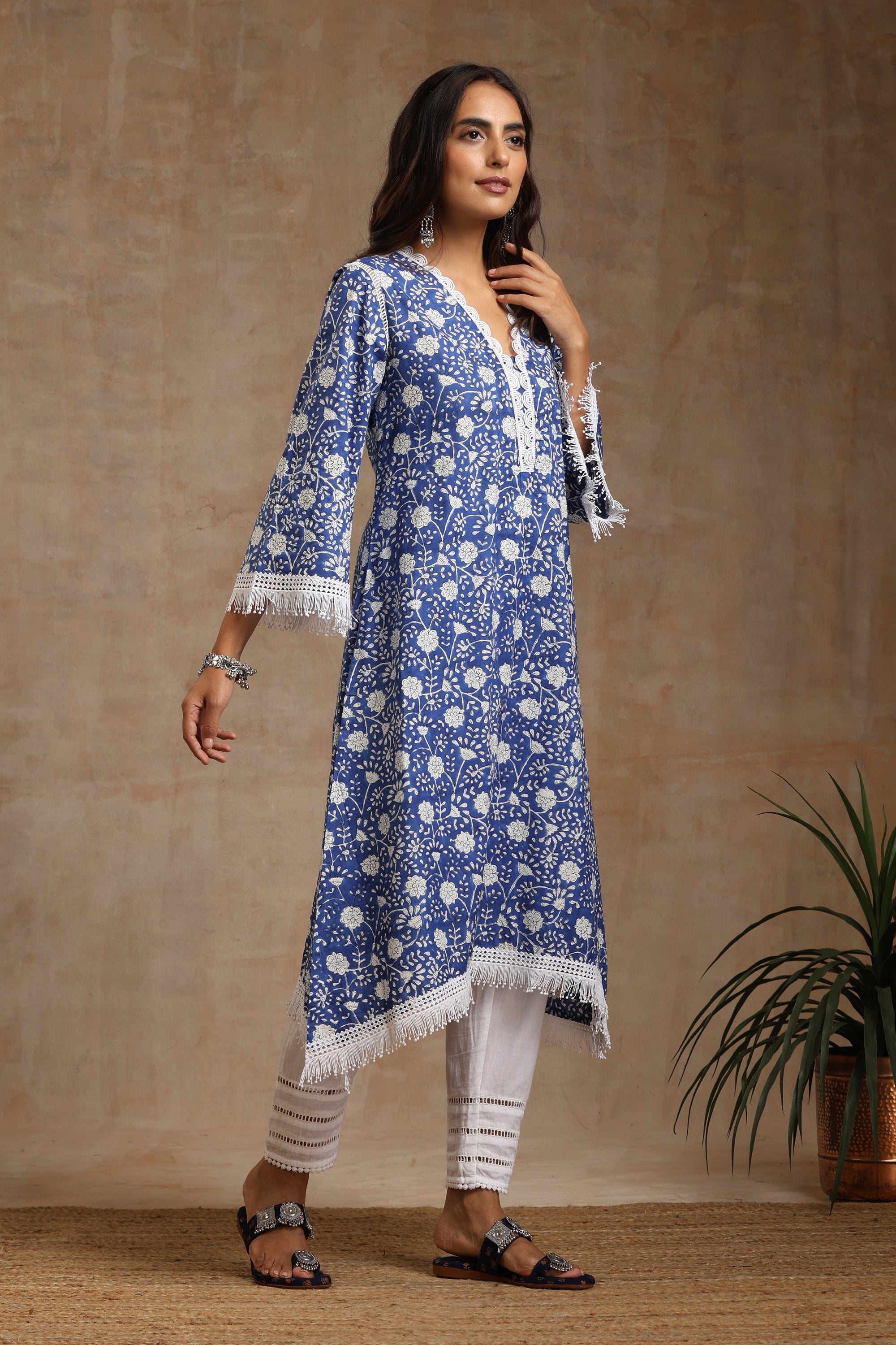 Blue Nigella Kurta Set of 2