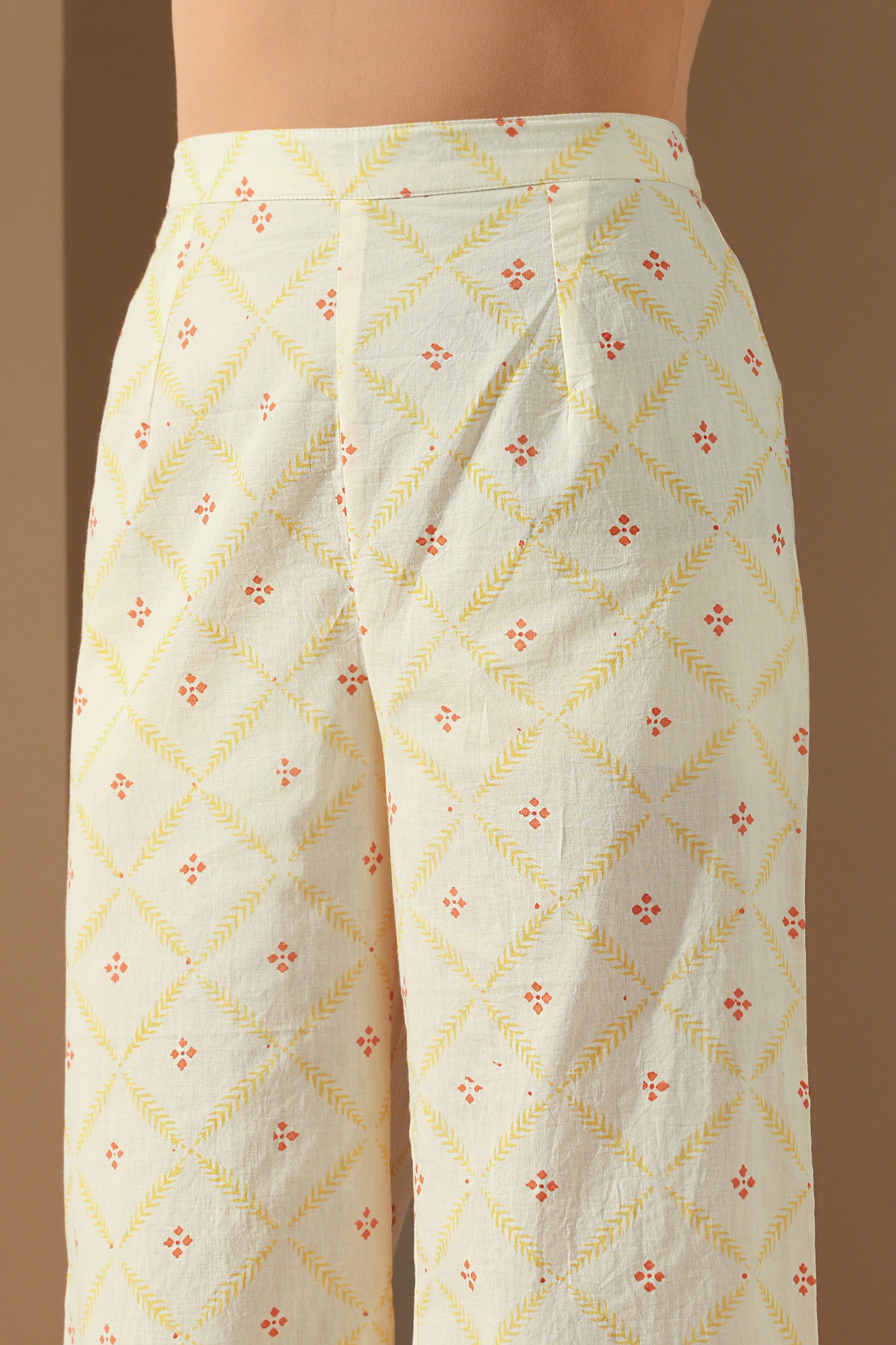 Pistachio Green Embroidered Chanderi Kurta Set of 3
