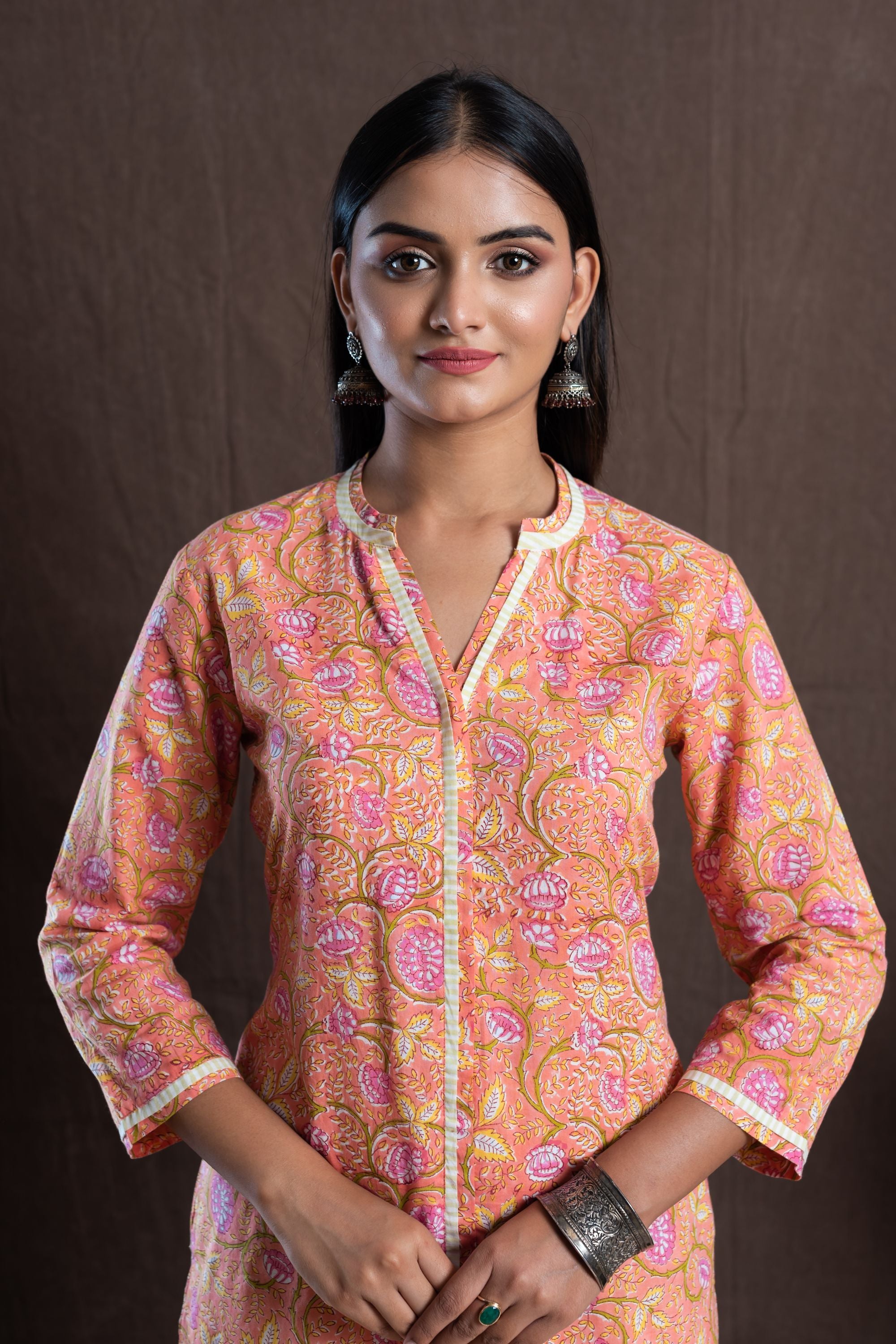 Soothing Peach Kurta Set of 2