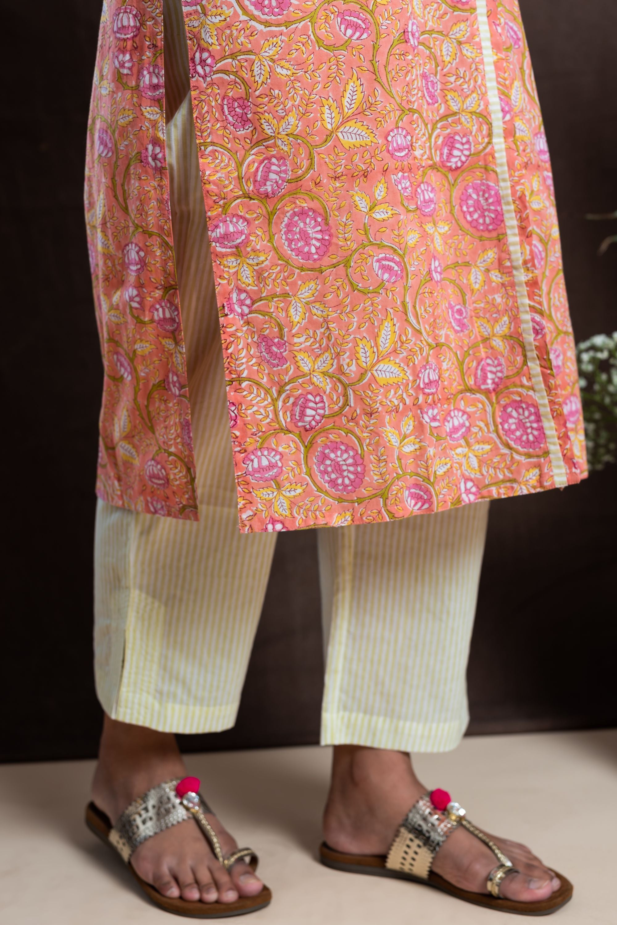 Soothing Peach Kurta Set of 2
