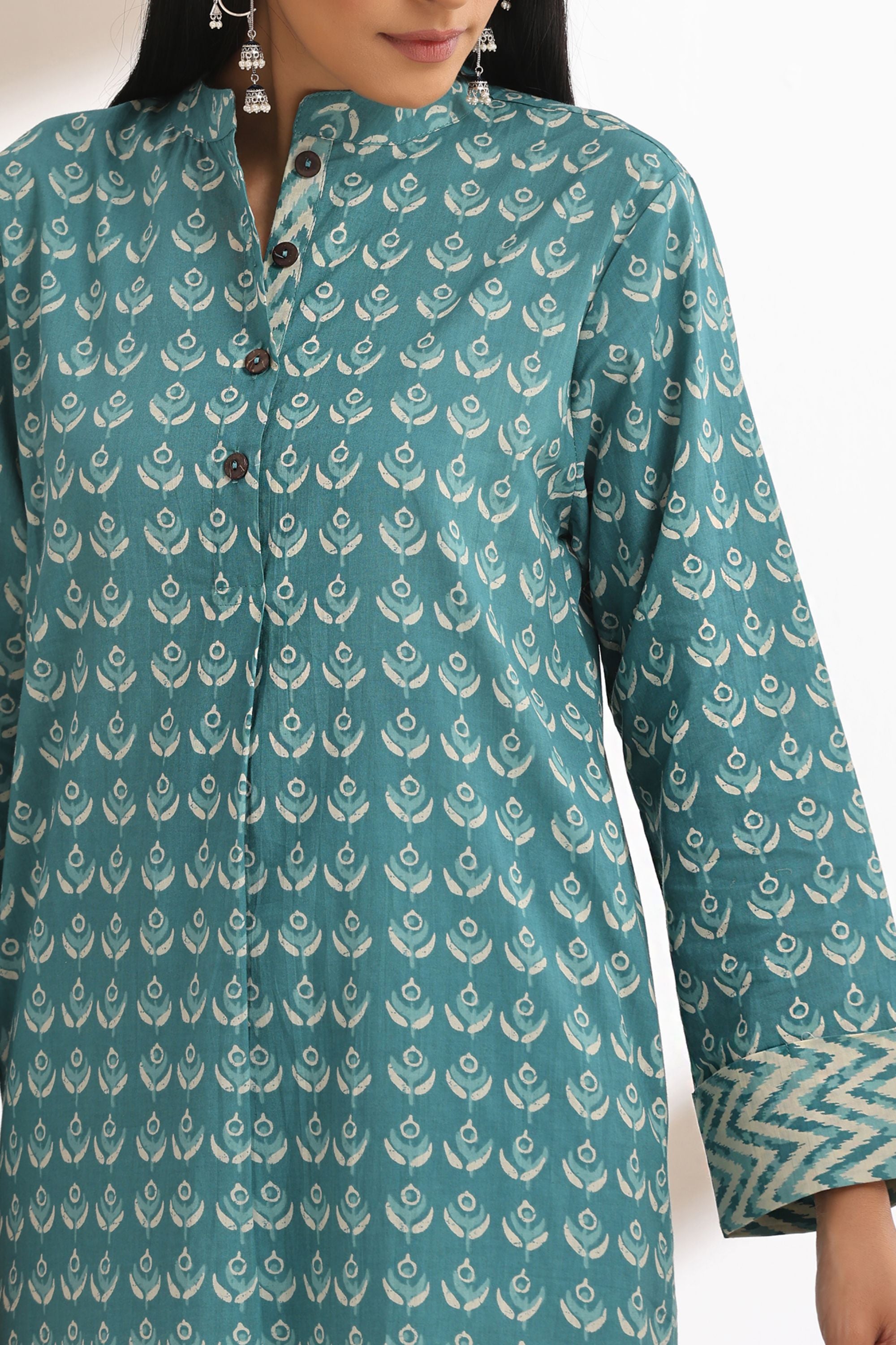 Ava Teal Kurta Set of 2