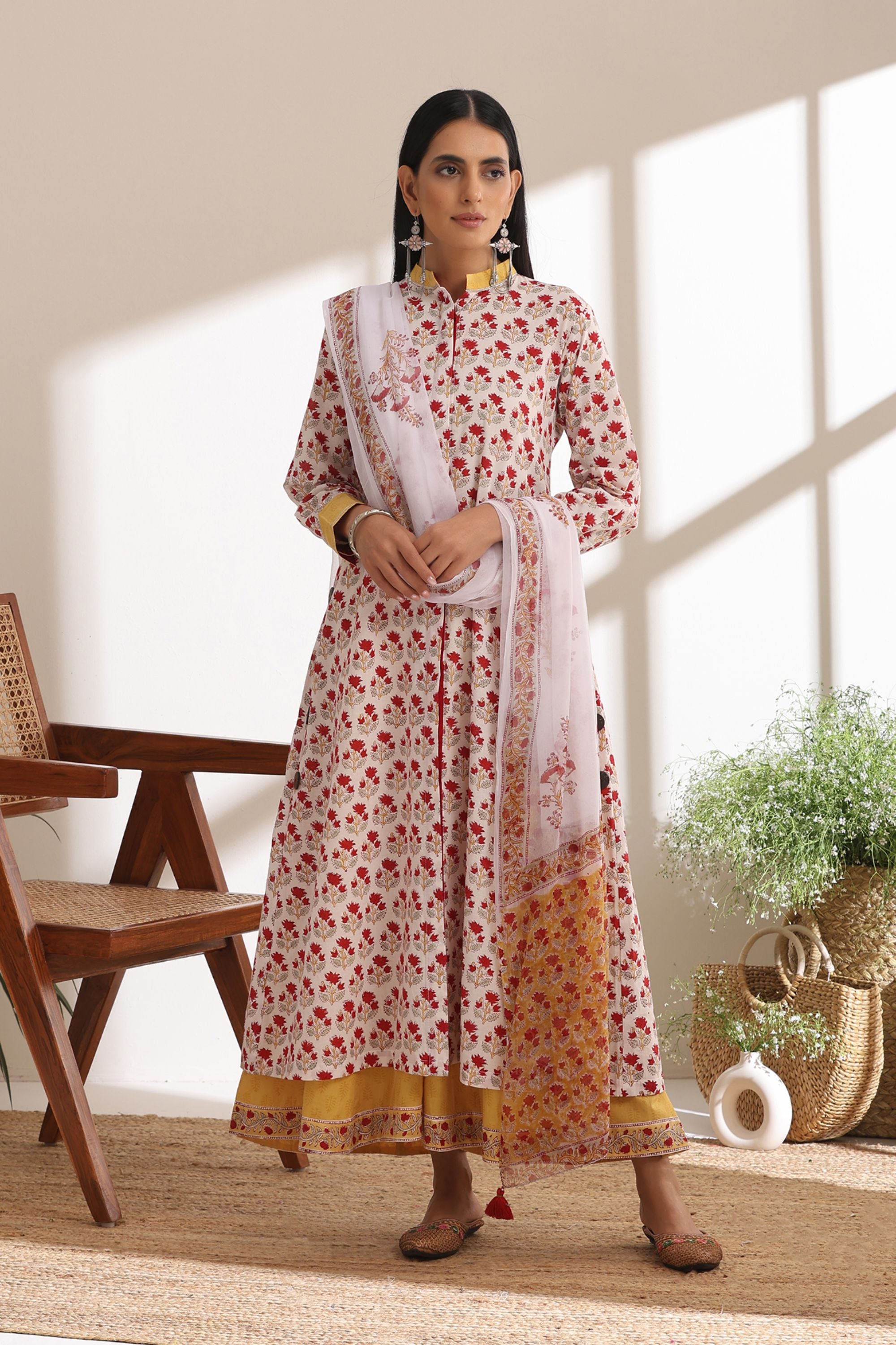 Marigold Mustard Kurta Set of 3