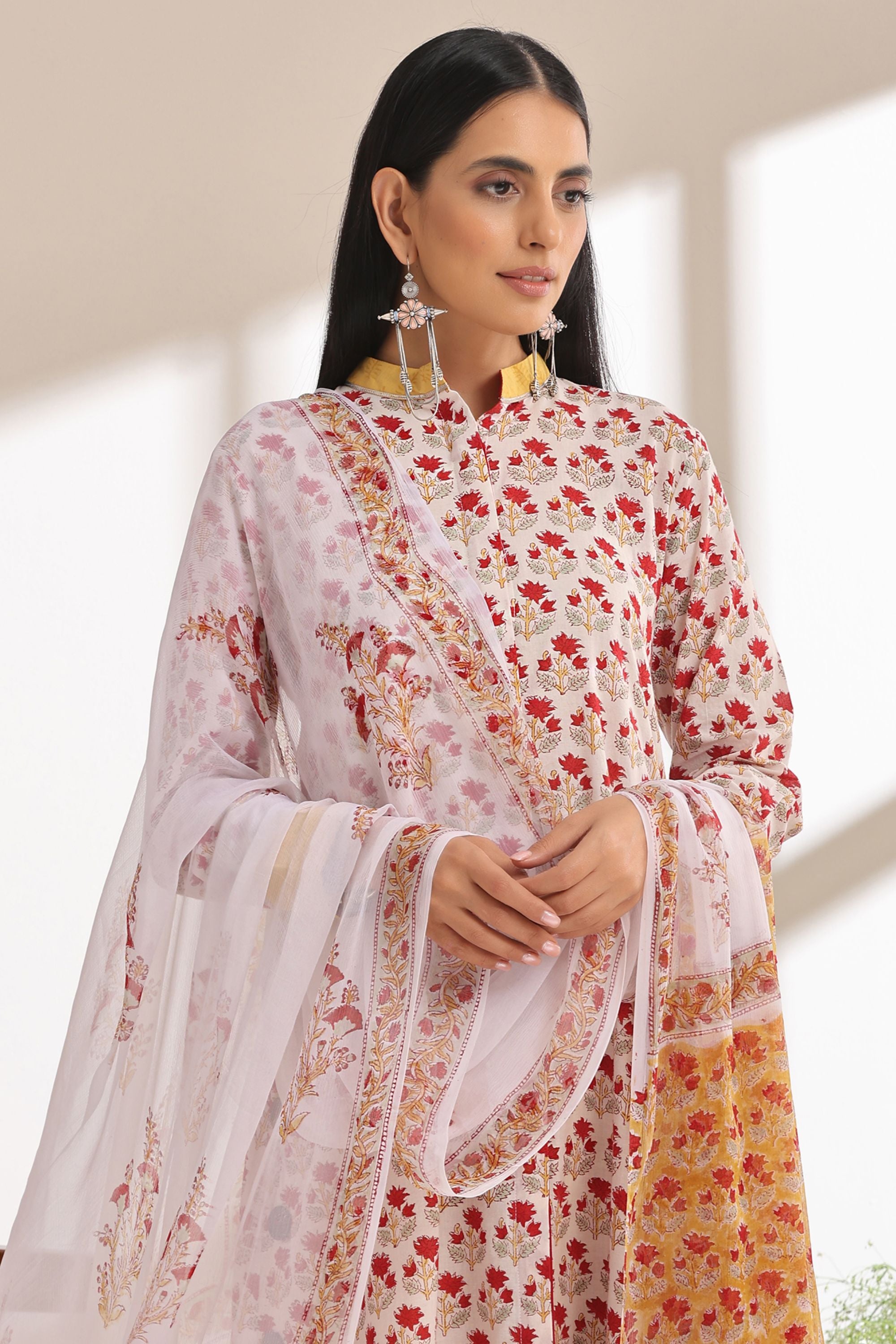 Marigold Mustard Kurta Set of 3