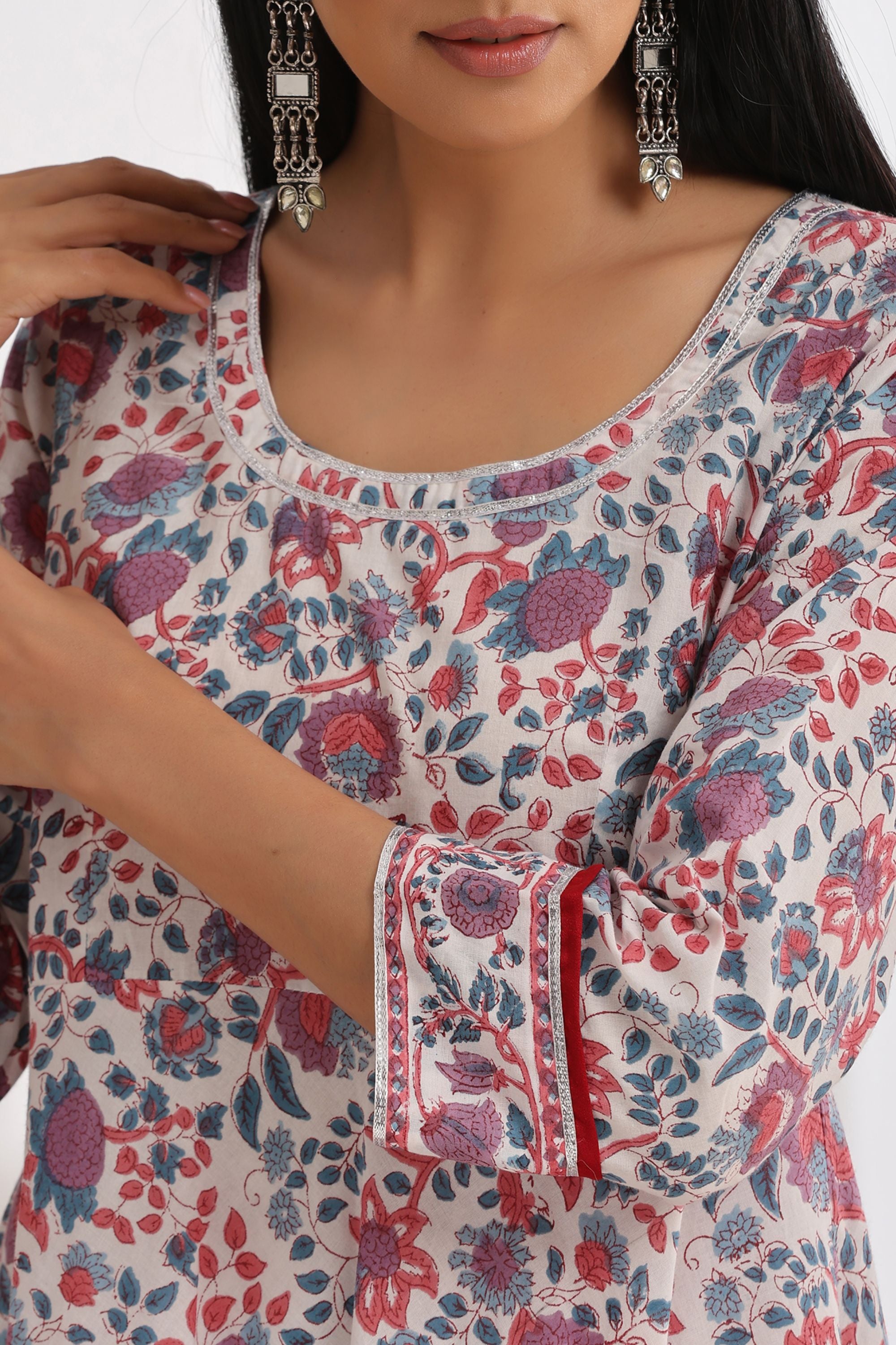Aster Floral Anarkali Set of 3