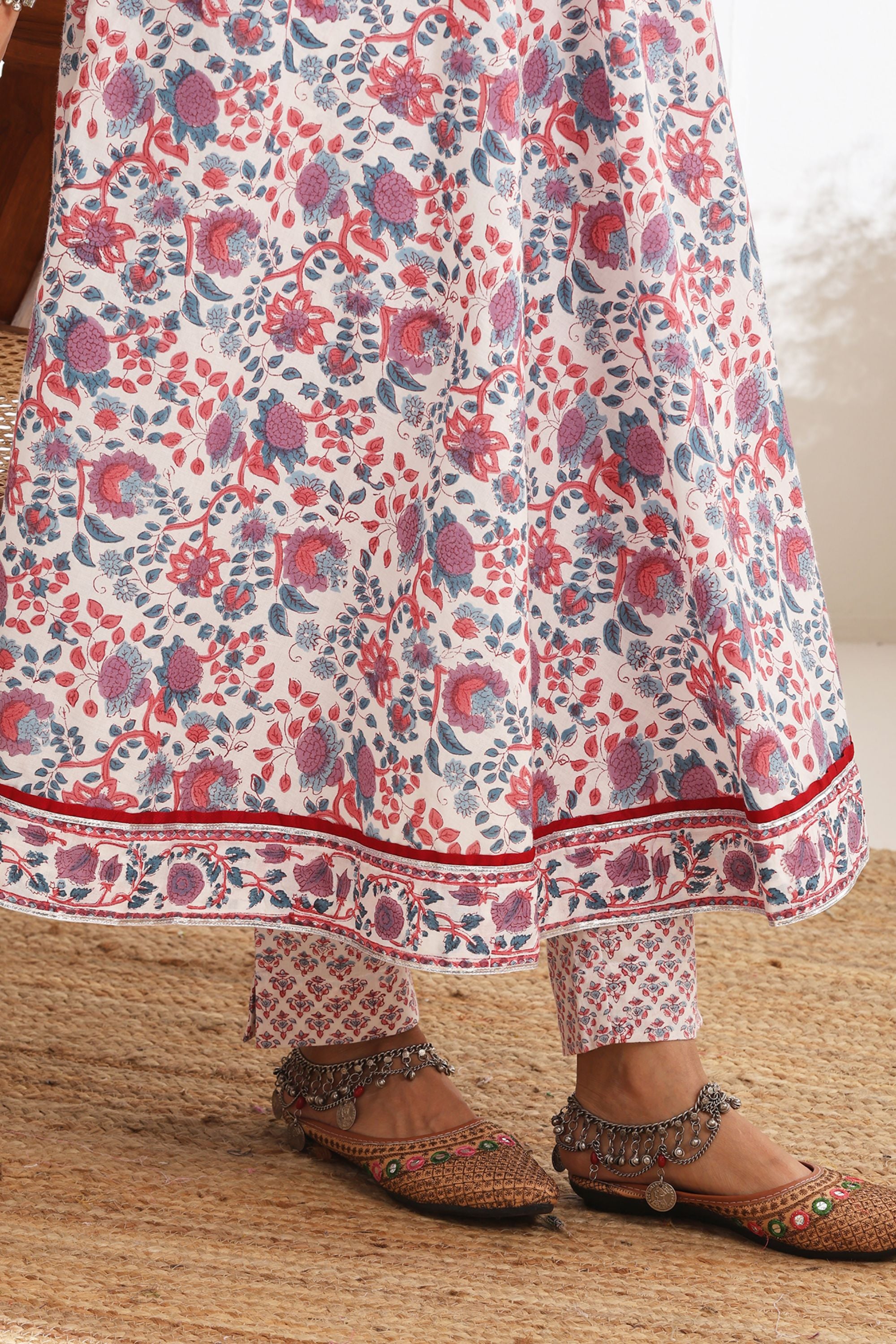 Aster Floral Anarkali Set of 3
