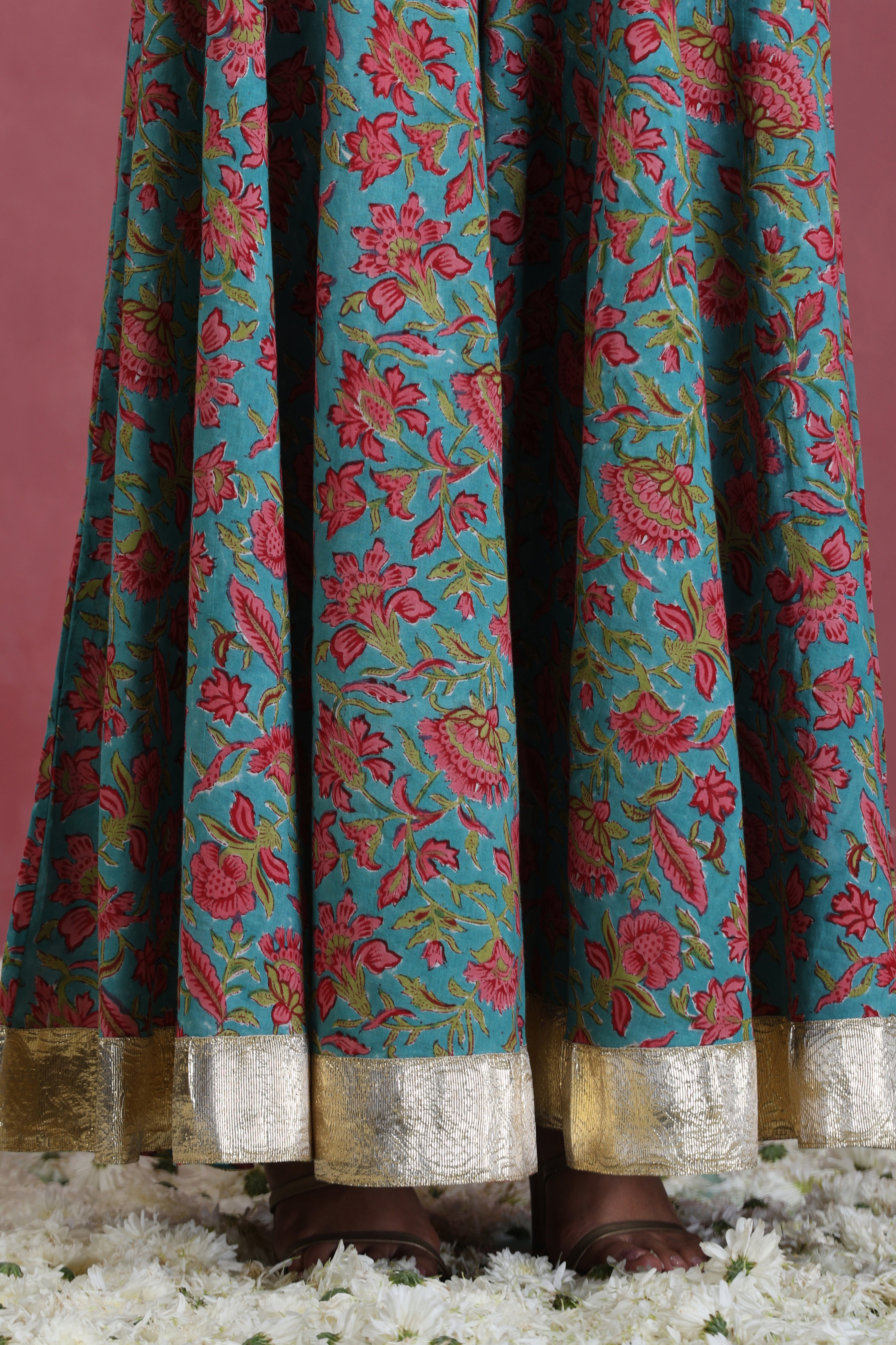 Green Naisha Sharara Set of 3